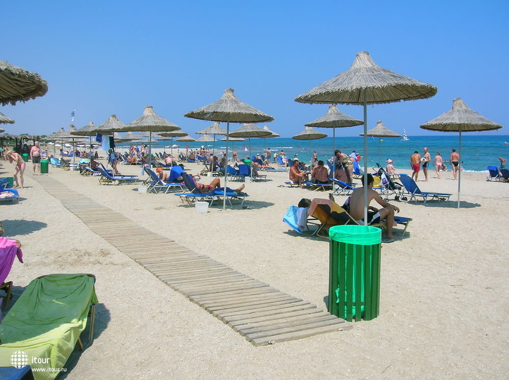ANISSA BEACH, Греция.  Утро,пляж.