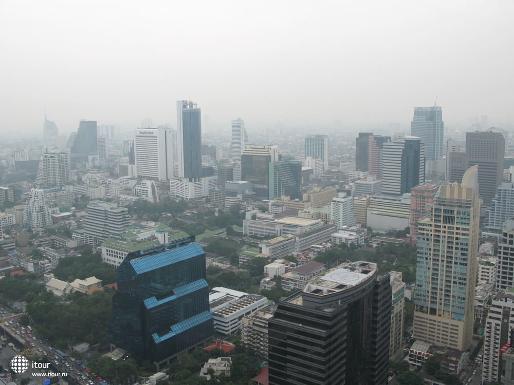 вид на Бангкок из ресторана отеля, BANYAN TREE BANGKOK, Таиланд