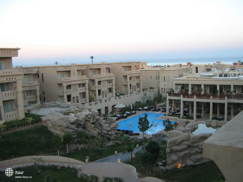 El Hayat Sharm, Египет.    Вид из моего номера (январь, 2009, 17.00)  