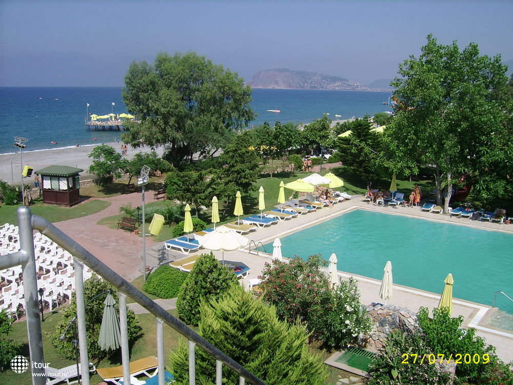 Sunset Beach Hotel, Турция. Вид с горок.