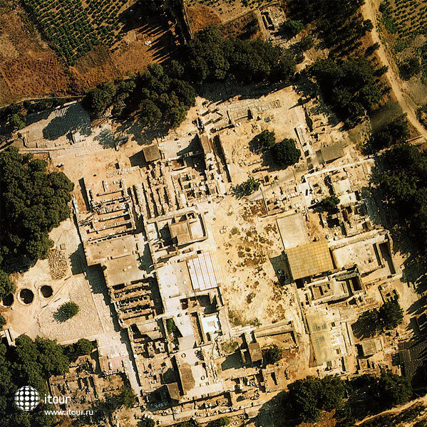 The Palace of Knossos - аэроснимок