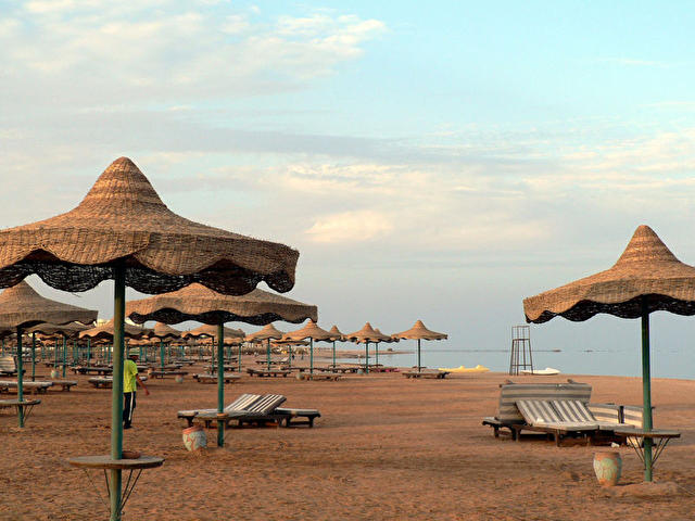 пляж в феврале 17:00, CORAL SEA RESORT, Египет