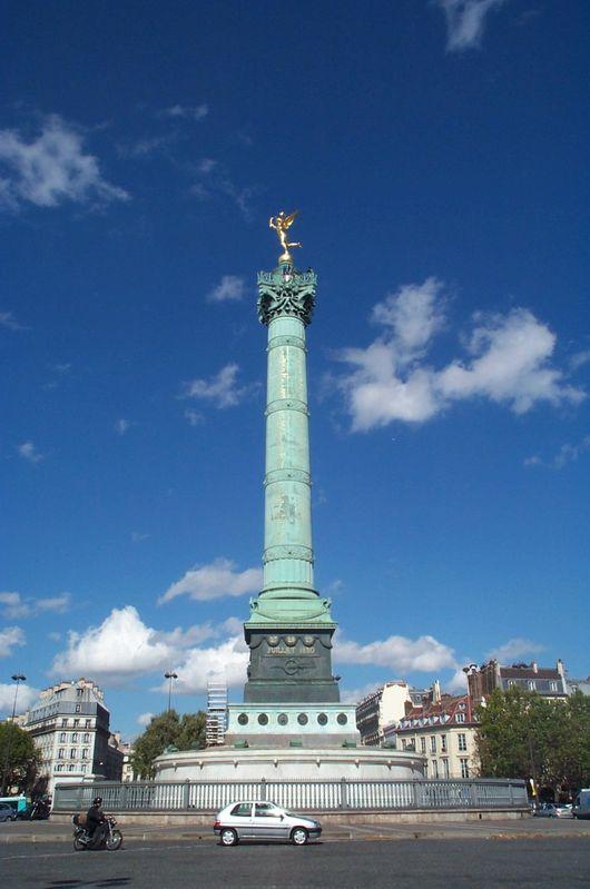 Place de la Bastille - колонна Джульетты