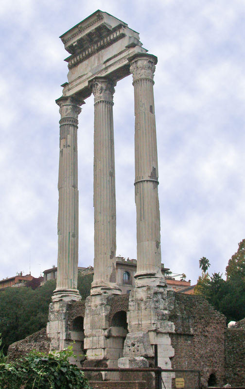 Templo de Castor  y  Polux