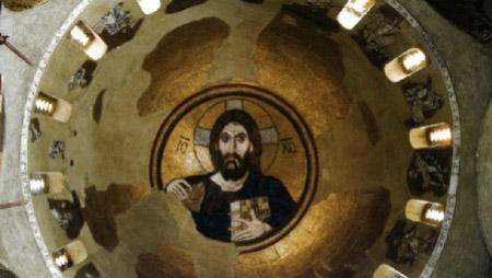 Купольная фреска Христос-Пантакратор