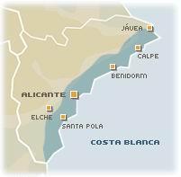 Resort centers Costa Blanca
