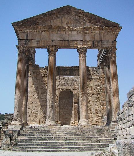 Roman temples in Dougga