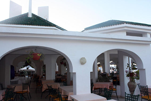 MARHABA PALACE, Тунис пляжное кафе 