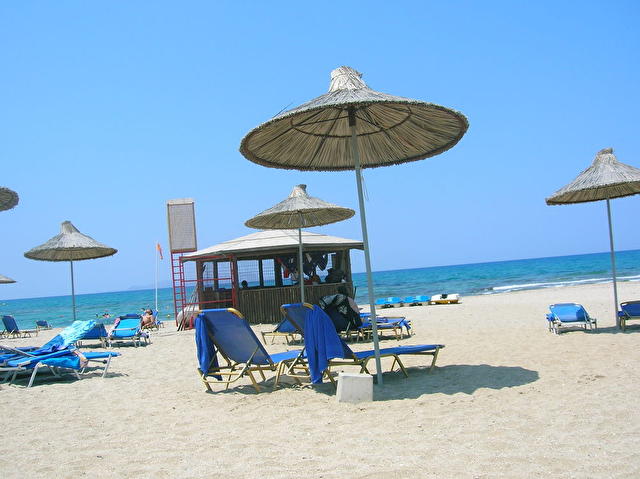 ANISSA BEACH, Греция. Спасатели.