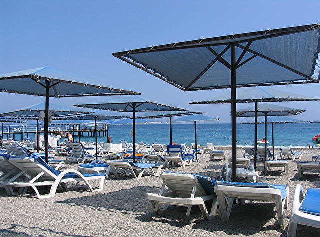 Пляж на территории отеля 2. SAILOR\'S BEACH HOTEL CLUB, Турция