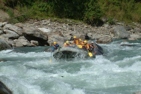 Rafting in Bhote Kosi river