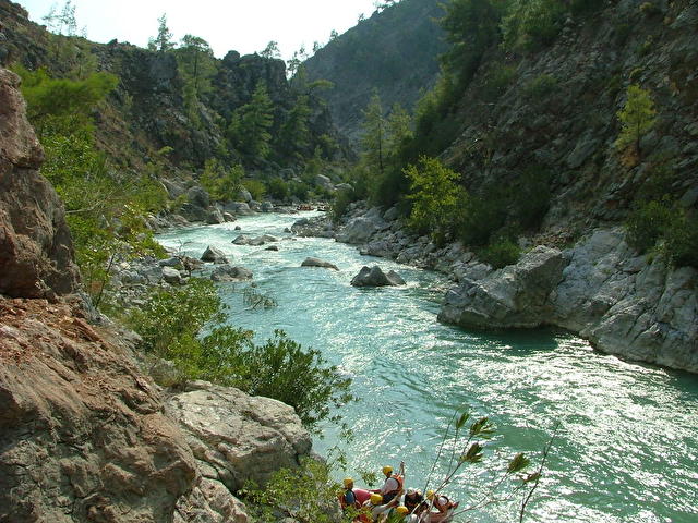 Rafting in Dalaman river