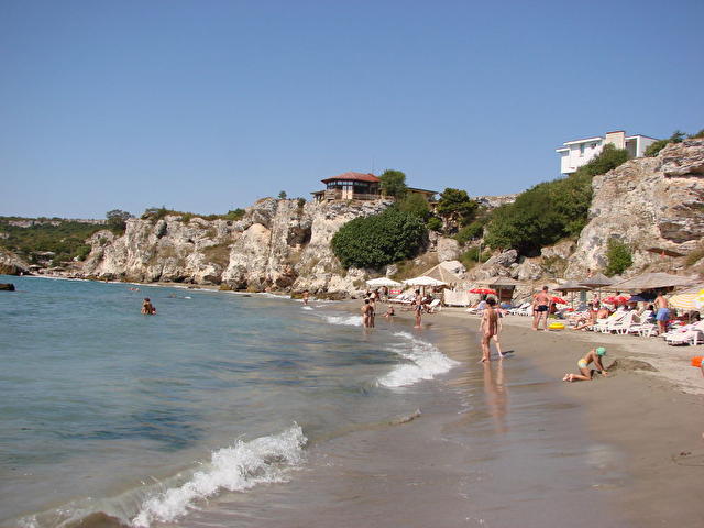 Болгария, отель Руссалка, на пляже