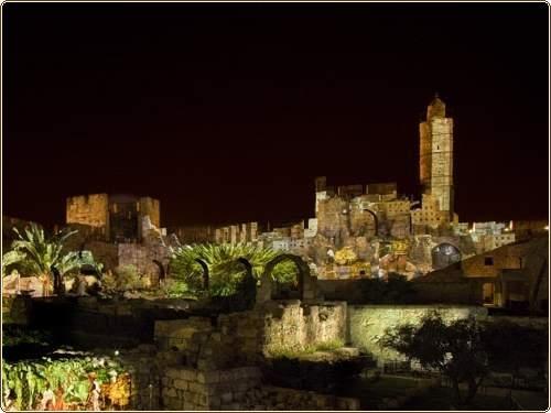 Jerusalem Lights the Night
