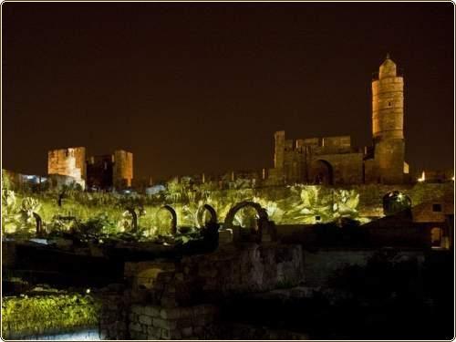 Jerusalem Lights the Night