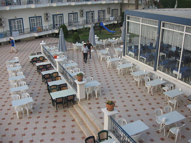 Larissa Blue Hotel, Турция Вид с балкона