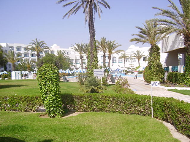 Вид отеля с пляжа MAHDIA PALACE, Тунис