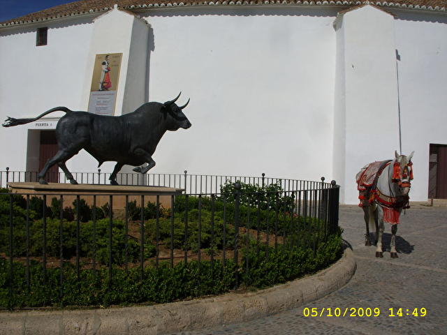 Памятник быку