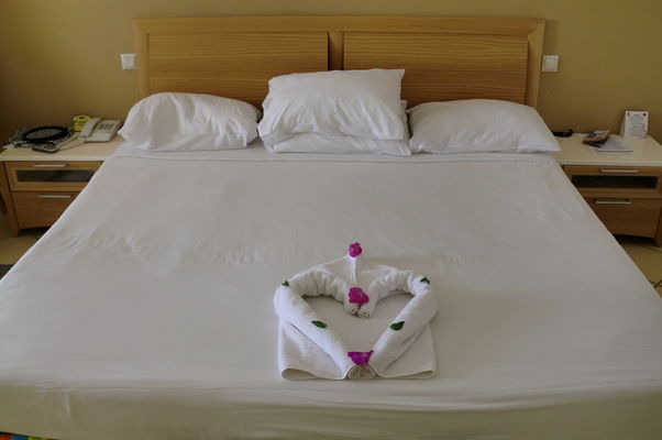 Кровати в египетских отелях обалденные