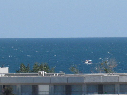 Вид на море с другой стороны отеля !