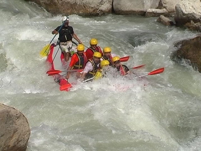 Rafting in the Dalaman Stream