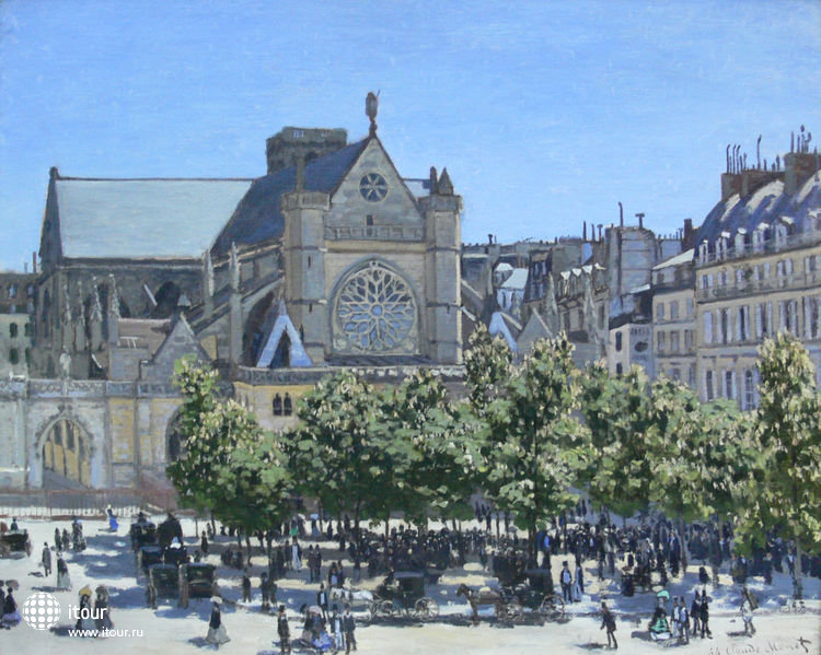 Eglise St.-Germain-l'Auxerrois - картина Клода Моне 1867 г.